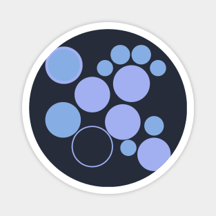 Light purple circles Magnet